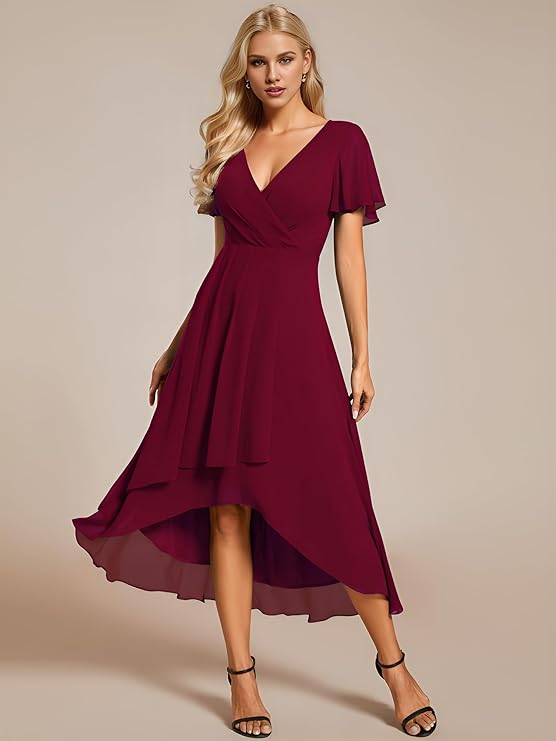 COVA® Midi Chiffon Dress