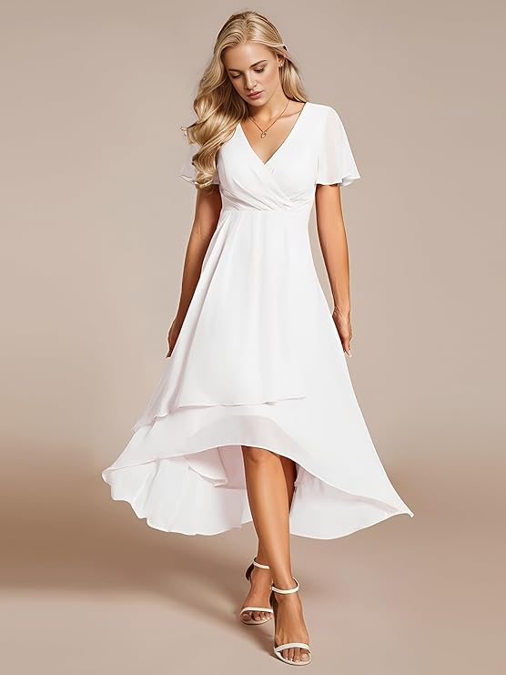 COVA® Midi Chiffon Dress