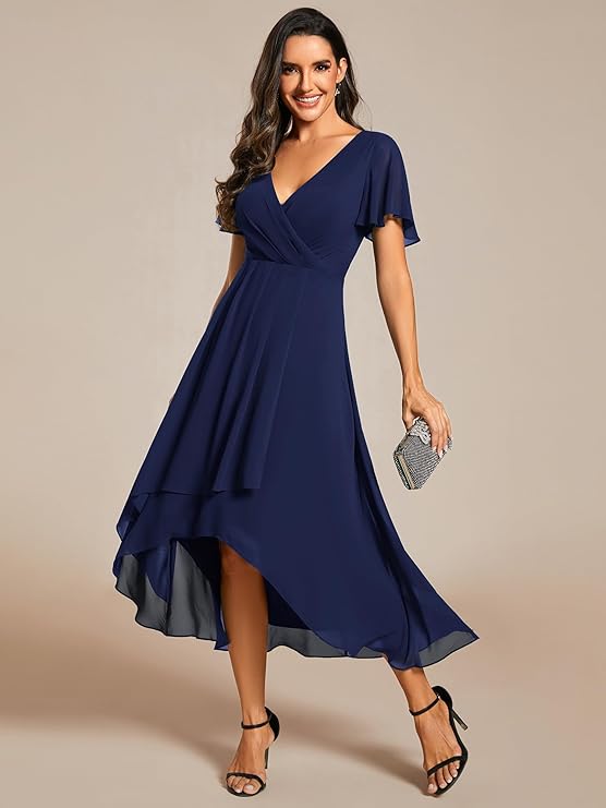 COVA® Midi Chiffon Dress